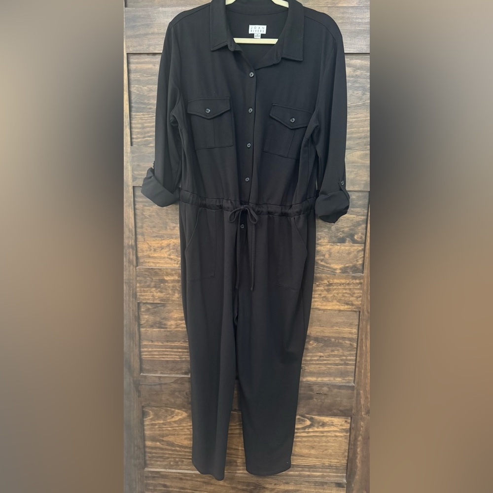 Joan Rivers Pull-On Jumpsuit with drawstring PL